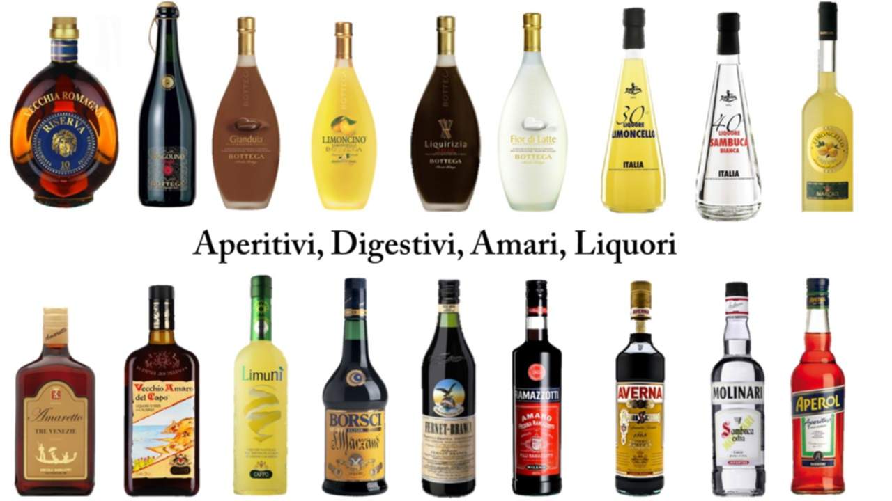 TUTTI I LIQUORI DI MARCA